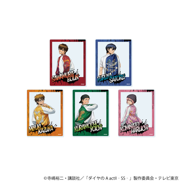 『ダイヤのA actII -Second Season-』アクリルカード03/スカジャンver. コンプリートセット(全5種)(描き下ろしイラスト)