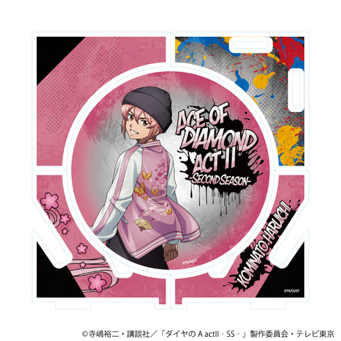 《钻石王牌 actII -Second Season-》亚克力杯垫05/小凑春市 飞行夹克版(全新绘制插画)