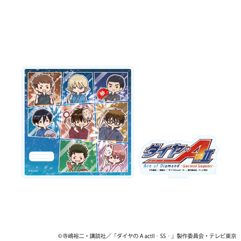 『ダイヤのA actII -Second Season-』アクリルコースタースタンド01/集合デザイン 花火大会ver.(グラフアートイラスト)