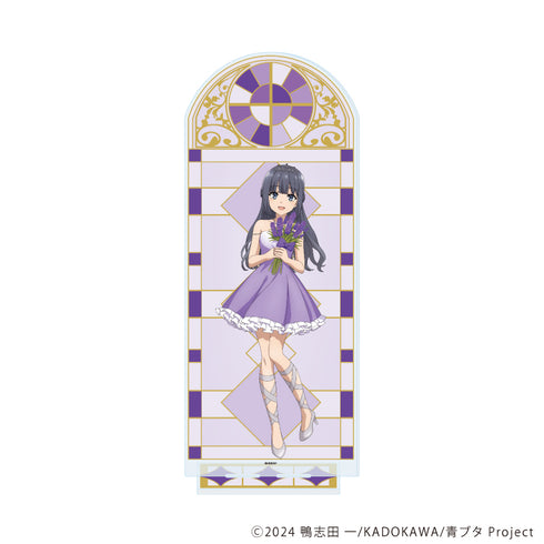 『青春ブタ野郎シリーズ』BIGアクリルスタンド09/牧之原翔子 フラワードレスver.(描き下ろしイラスト)