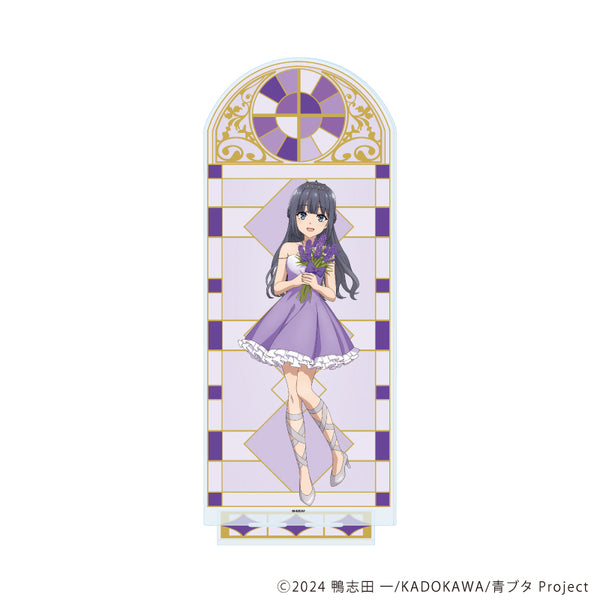 『青春ブタ野郎シリーズ』BIGアクリルスタンド09/牧之原翔子 フラワードレスver.(描き下ろしイラスト)