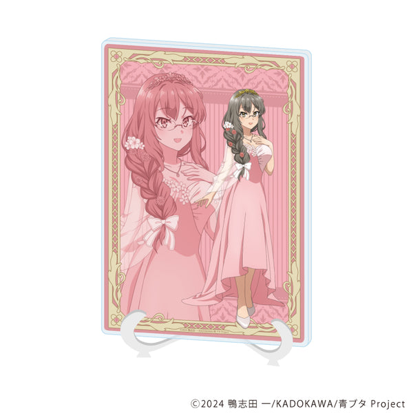 『青春ブタ野郎シリーズ』アクリルアートボード(A5サイズ)07/双葉理央 フラワードレスver.(描き下ろしイラスト)