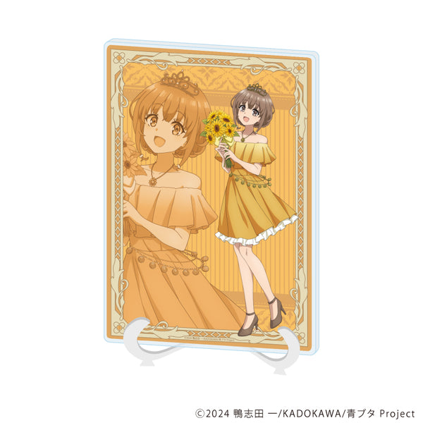 『青春ブタ野郎シリーズ』アクリルアートボード(A5サイズ)08/梓川花楓 フラワードレスver.(描き下ろしイラスト)