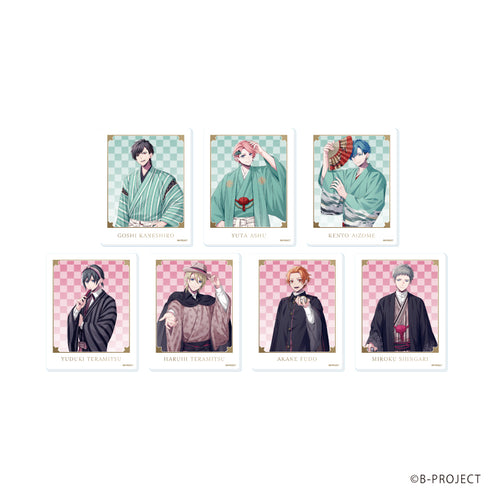 『B-PROJECT』アクリルカード04/コンプリートセット(全7種)(描き下ろしイラスト)