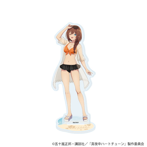 『真夜中ハートチューン』アクリルスタンド05/井ノ華 六花 ビーチデートver.(描き下ろしイラスト)