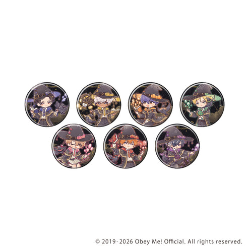 『Obey Me! Nightbringer』缶バッジ51/魔法使いver. コンプリートセット(全7種)(レトロアートイラスト)