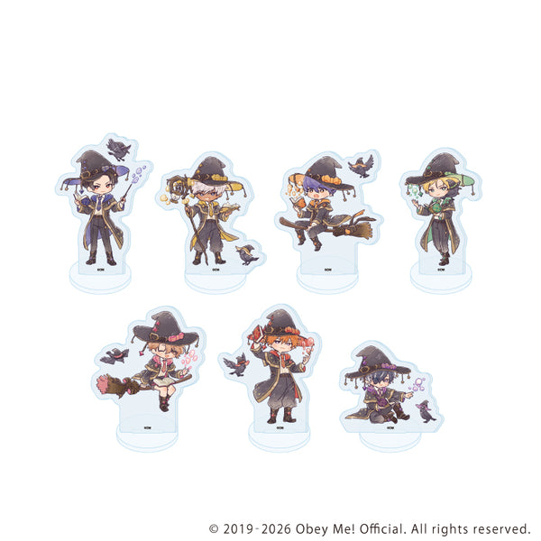 『Obey Me! Nightbringer』アクリルぷちスタンド24/魔法使いver. コンプリートセット(全7種)(レトロアートイラスト)