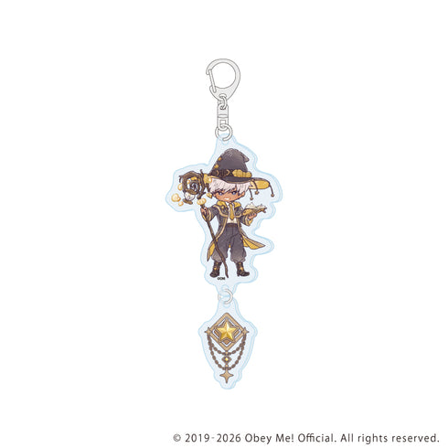 『Obey Me! Nightbringer』連結アクリルキーホルダー02/魔法使いver. マモン(レトロアートイラスト)