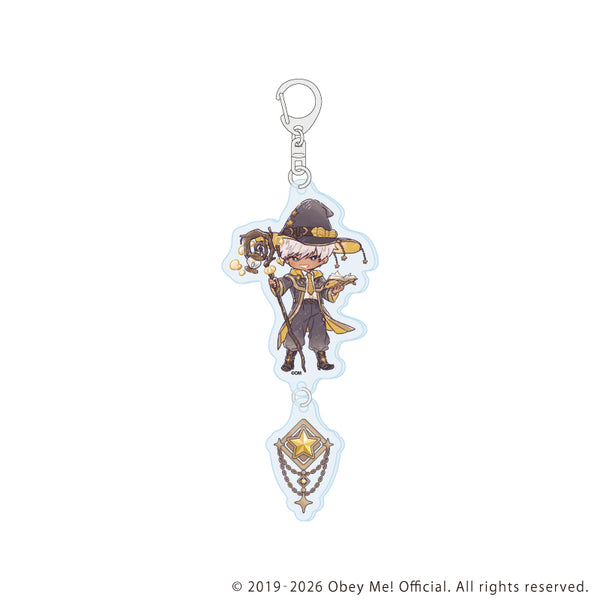 『Obey Me! Nightbringer』連結アクリルキーホルダー02/魔法使いver. マモン(レトロアートイラスト)
