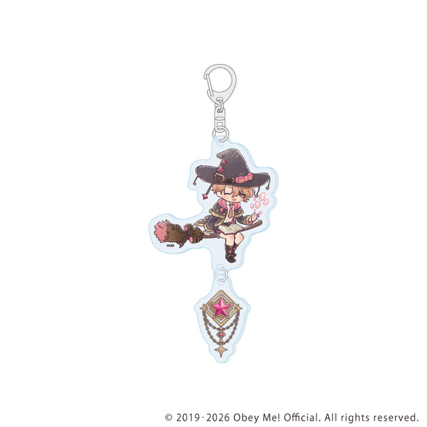 『Obey Me! Nightbringer』連結アクリルキーホルダー05/魔法使いver. アスモデウス(レトロアートイラスト)
