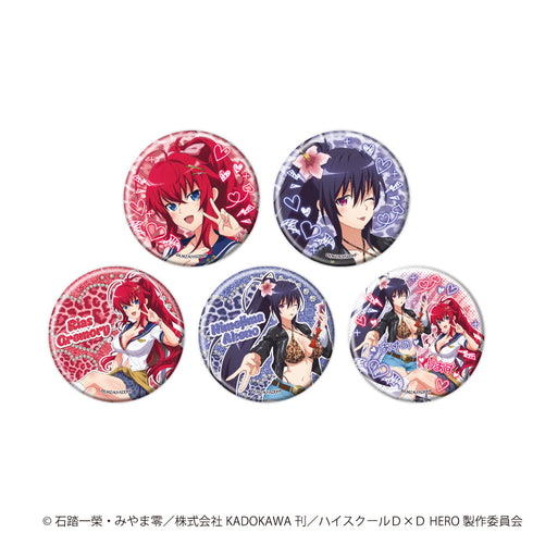 『ハイスクールD×D HERO』缶バッジ32/コンプリートセット(全5種)(描き下ろしイラスト)