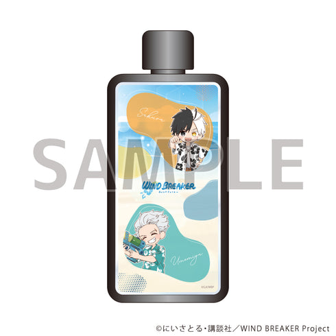 "WIND BREAKER" Frame Square Bottle 02 / Beach Fun Ver. (Graph Art Illustration)