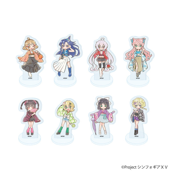 《戰姬絕唱 Symphogear XV》壓克力迷你立牌18/全套組(全8種) 和服×Y2K版(Graph Art 插畫)