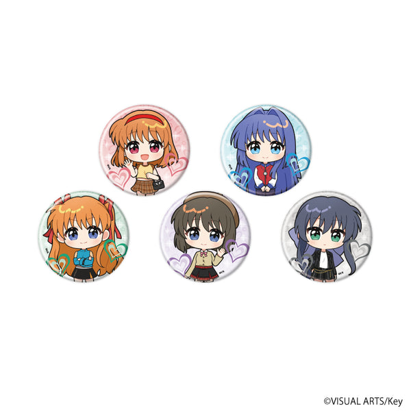 『Kanon』缶バッジ04/コンプリートセット(全5種)(ミニキャライラスト)