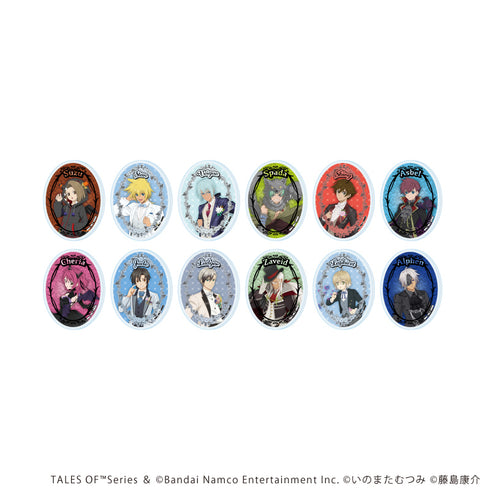 『テイルズ オブシリーズ』アクリルプレートバッジ01/BOX-A コンプリートセット(全12種)(公式イラスト)