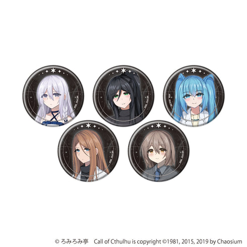 『魔法少女は死を唄え』缶バッジ01/コンプリートセット(全5種)(公式イラスト)