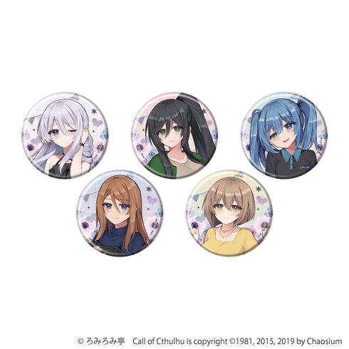 『魔法少女は死を唄え』缶バッジ02/ヴァルキリーズたちの日常ver. コンプリートセット(全5種)(描き下ろしイラスト)