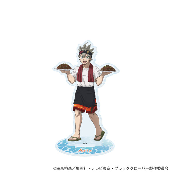 "Black Clover" Acrylic Stand No. 33 / Asta: Beach House Ver. (Original Illustration)