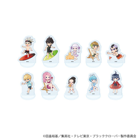 "Black Clover" Acrylic Mini Stands 22 / Sea Ver. Complete Set (10 Varieties Total) (Graph Art Illustration)