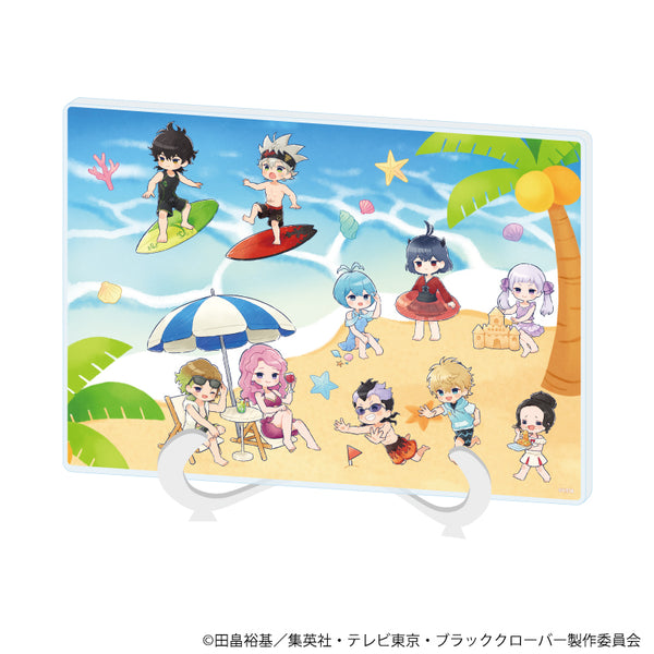 "Black Clover" Acrylic Art Board (A5 Size) 04/Sea Ver. (Graph Art Illustration)