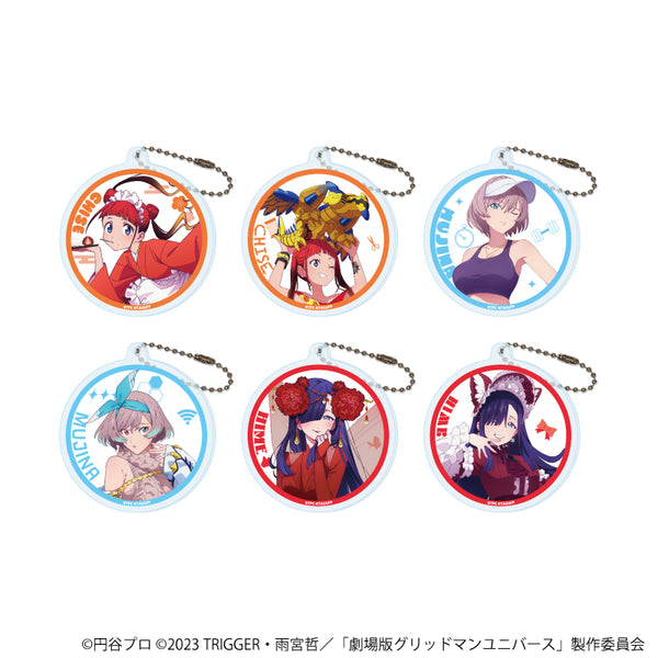 『グリッドマンユニバース』アクリルキーホルダー20/集合BOX コンプリートセット(全6種)(描き下ろしイラスト)