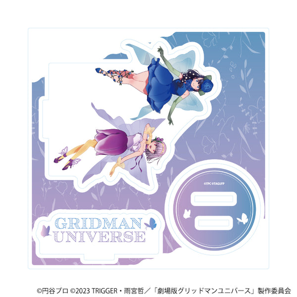 『グリッドマンユニバース』アクリルスタンドプレート37/宝多六花&新条アカネ 花の妖精ver.(描き下ろしイラスト)