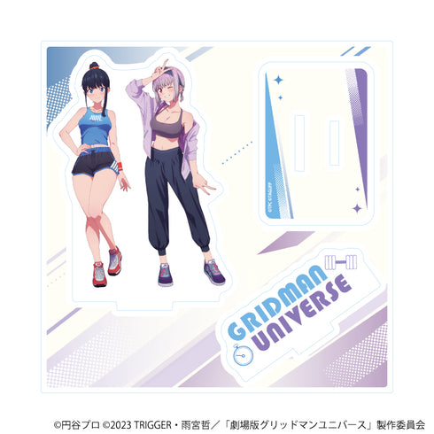 『グリッドマンユニバース』アクリルスタンドプレート39/宝多六花&新条アカネ スポーツウェアver.(描き下ろしイラスト)