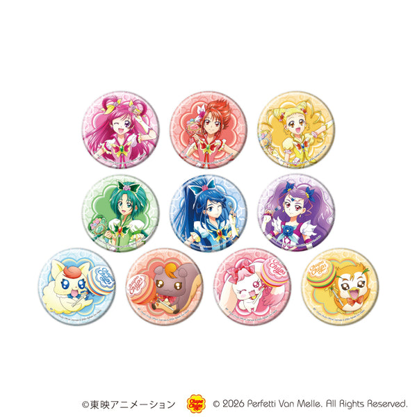 『Yes!プリキュア5GoGo!×チュッパチャプス』缶バッジ01/コンプリートセット(全10種)