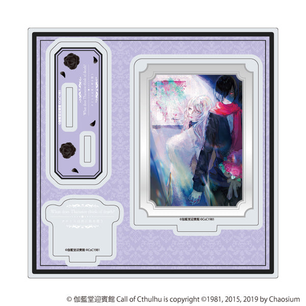 "What Does Thanatos Think of Death?" Acrylic Stand Plate 01 / Trailer Image A (Official Illustration)