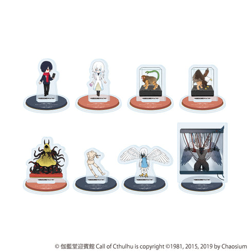 "What Does Thanatos Think of Death?" Acrylic Mini Stands 01 / Complete Set (All 8 Varieties) (Graph Art Illustrations)