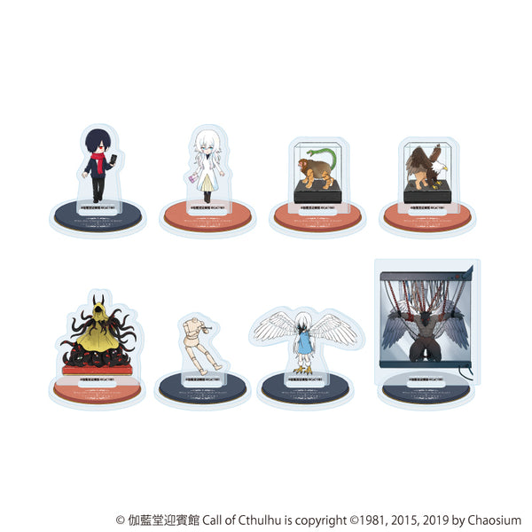 "What Does Thanatos Think of Death?" Acrylic Mini Stands 01 / Complete Set (All 8 Varieties) (Graph Art Illustrations)