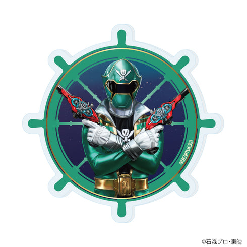『海賊戦隊ゴーカイジャー』アクリルコースター04/ゴーカイグリーン(描き起こしイラスト)