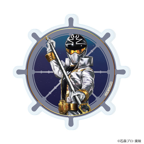 『海賊戦隊ゴーカイジャー』アクリルコースター06/ゴーカイシルバー(描き起こしイラスト)