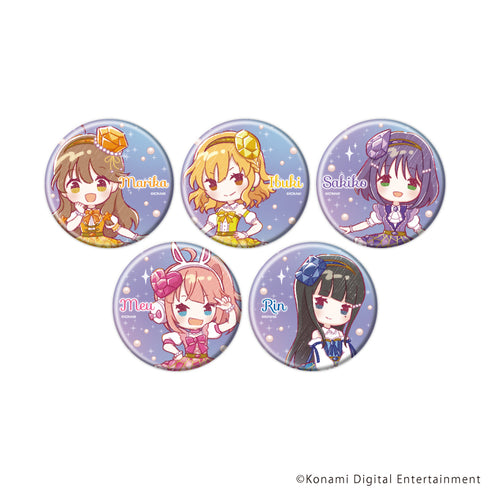 『ひなビタ♪』缶バッジ01/宝石ver. コンプリートセット(全5種)(グラフアートイラスト)