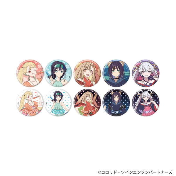 『超かぐや姫!』缶バッジ04/コンプリートセット(全10種)(公式&描き下ろしイラスト)