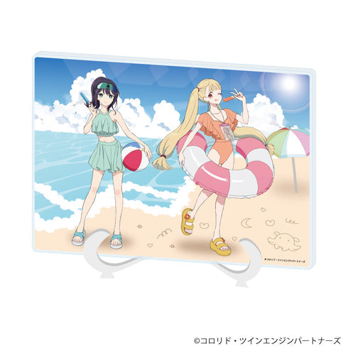 『超かぐや姫!』アクリルアートボード(A5サイズ)01/かぐや&酒寄彩葉(描き下ろしイラスト)【202608再販】