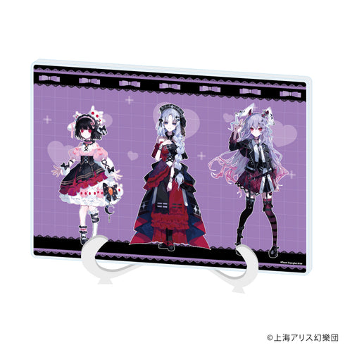 『東方Project』アクリルアートボード(A5サイズ)04/永琳&優曇華院&てゐ 病みかわいいver.(描き起こしイラスト)