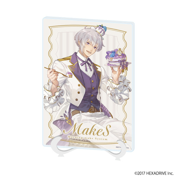 《MakeS -早安,我的塞伊-》壓克力畫板(A5尺寸)05/甜點風西裝服裝(全新繪製插圖)
