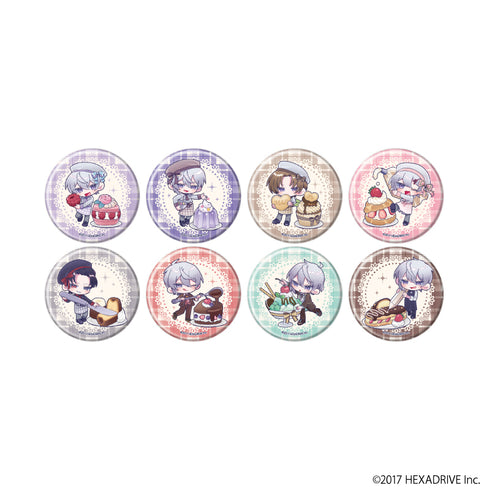 "MakeS -Good Morning, My Sei-" Pin Badge 06 / Sweets Ver. Complete Set (All 8 Varieties) (Mini Character Illustrations)