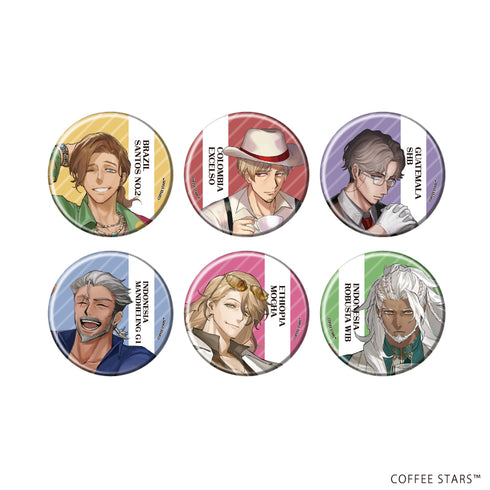 『異世界喫茶コーヒースターズ』缶バッジ01/コンプリートセット(全6種)(公式イラスト)