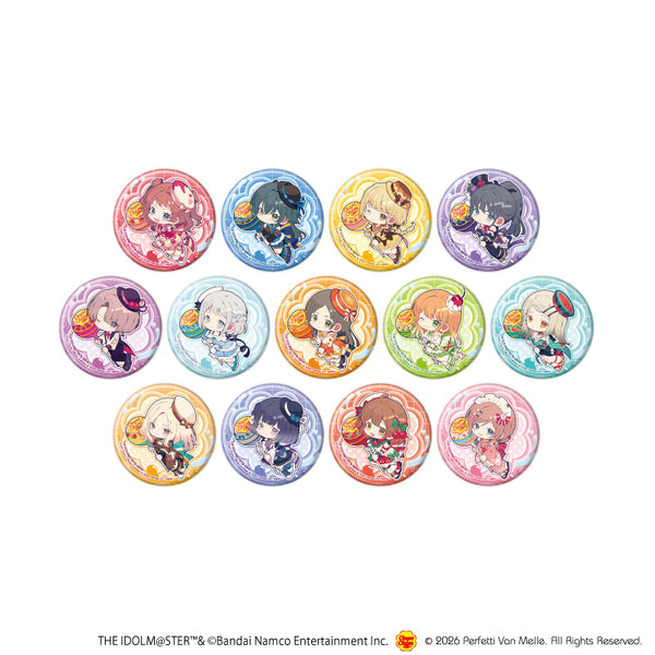 『学園アイドルマスター×チュッパチャプス』缶バッジ02/コンプリートセット(全13種)(ミニキャライラスト)