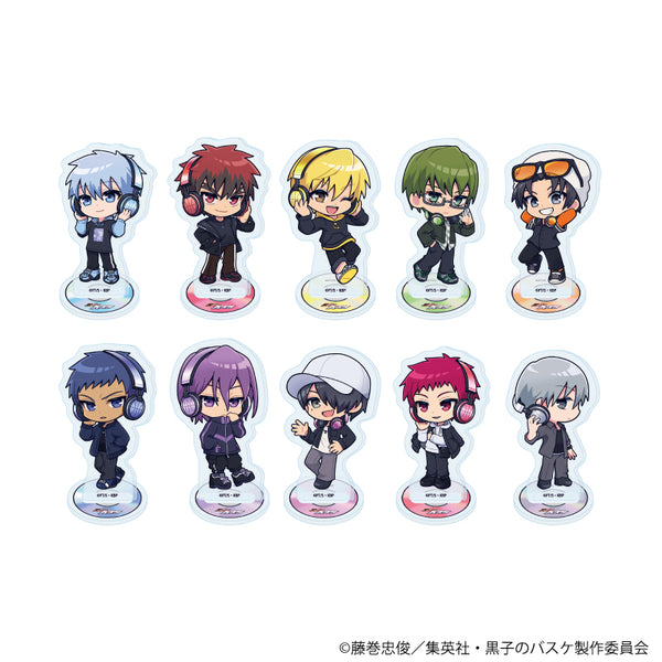『黒子のバスケ』アクリルぷちスタンド30/ヘッドフォンver. コンプリートセット(全10種)(ミニキャライラスト)