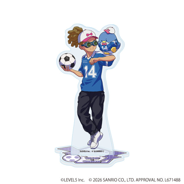 『イナズマイレブン×サンリオキャラクターズ』アクリルスタンド03/鬼道有人×タキシードサム(コラボイラスト)