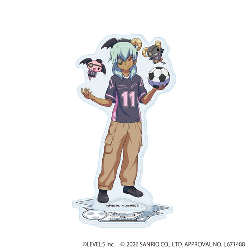 『イナズマイレブン×サンリオキャラクターズ』アクリルスタンド06/佐久間次郎×ルロロマニック(コラボイラスト)
