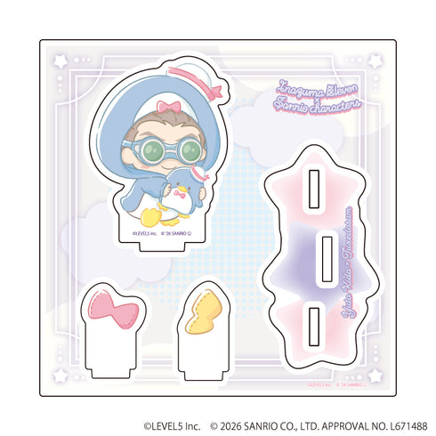 『イナズマイレブン×サンリオキャラクターズ』アクリルスタンドプレート36/鬼道有人×タキシードサム(コラボイラスト)