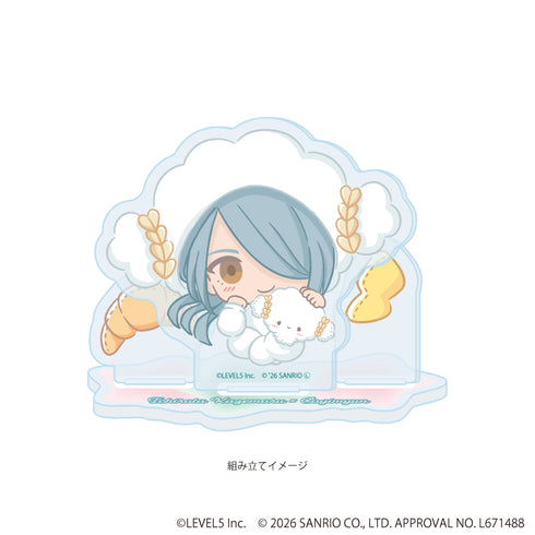 『イナズマイレブン×サンリオキャラクターズ』アクリルスタンドプレート37/風丸一郎太×こぎみゅん(コラボイラスト)