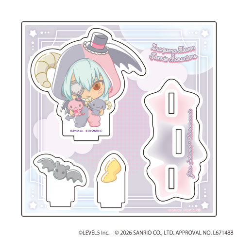 『イナズマイレブン×サンリオキャラクターズ』アクリルスタンドプレート39/佐久間次郎×ルロロマニック(コラボイラスト)