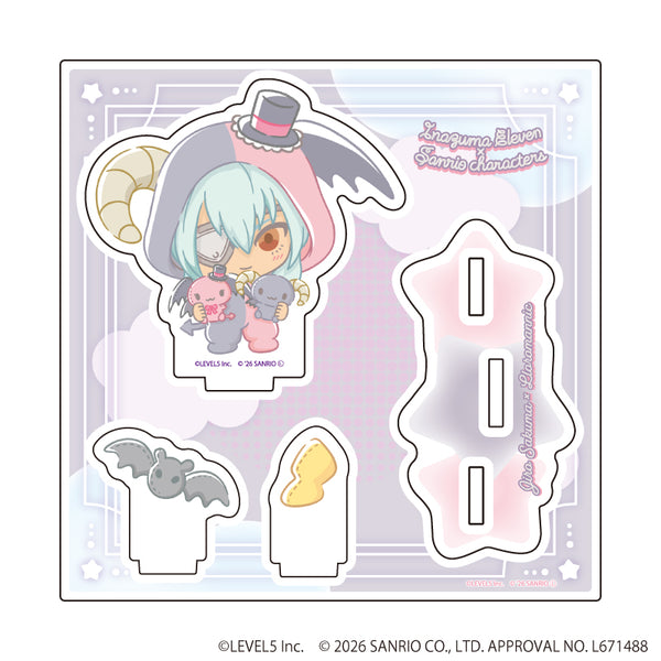 『イナズマイレブン×サンリオキャラクターズ』アクリルスタンドプレート39/佐久間次郎×ルロロマニック(コラボイラスト)