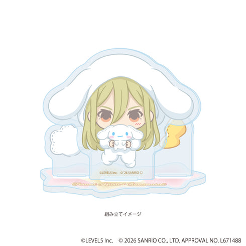 『イナズマイレブン×サンリオキャラクターズ』アクリルスタンドプレート40/亜風炉照美×シナモロール(コラボイラスト)
