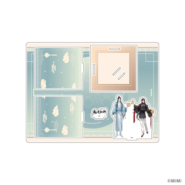 『大河幻想ラジオドラマ魔道祖師』アクリルジオラマ」05/魏無羨&藍忘機 中華飯店ver.(描き下ろしイラスト)